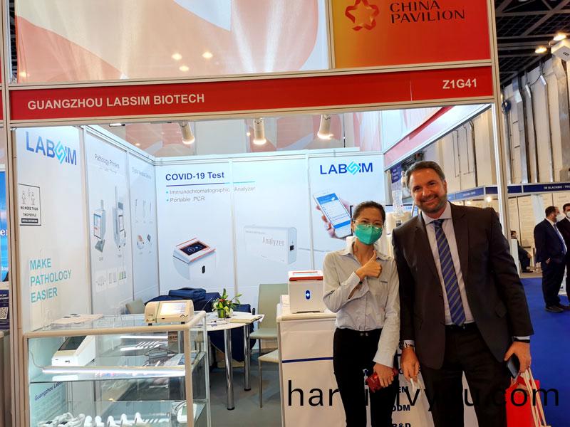 【展會(hui)迴(hui)顧(gu)】藍(lan)勃(bo)生物精綵(cai)亮(liang)相2022 MEDLAB Middle East
